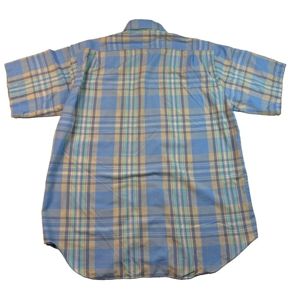 Vintage 1980s Levi's Colorgraphs XL Plaid Shirt Made in Korea Preppy Dadcore